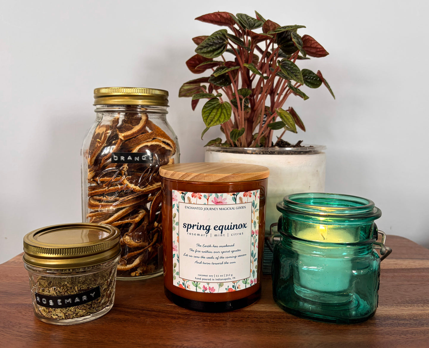 Spring Equinox Candle