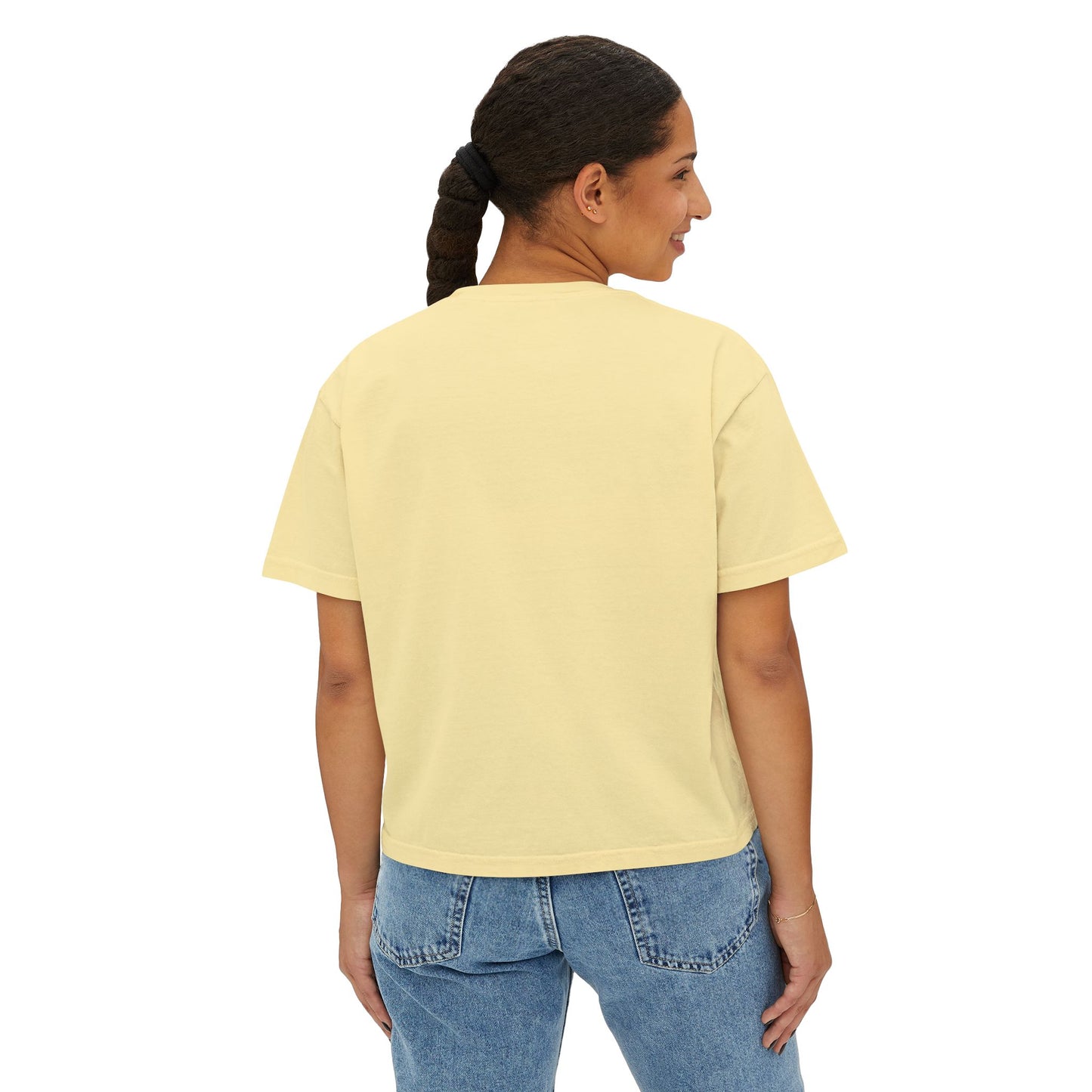 Be Witchy, Not Bitchy Boxy Cropped Tee