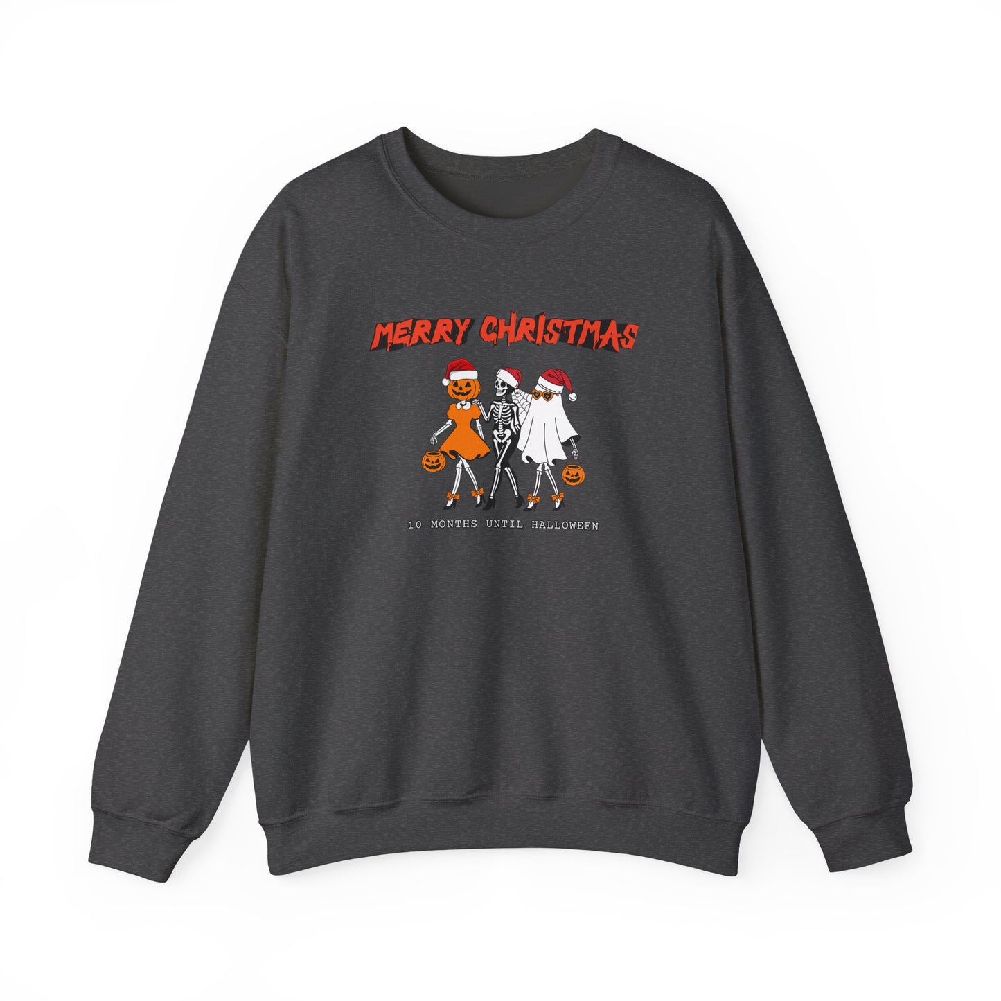 Merry Christmas/Halloween Crewneck Sweater