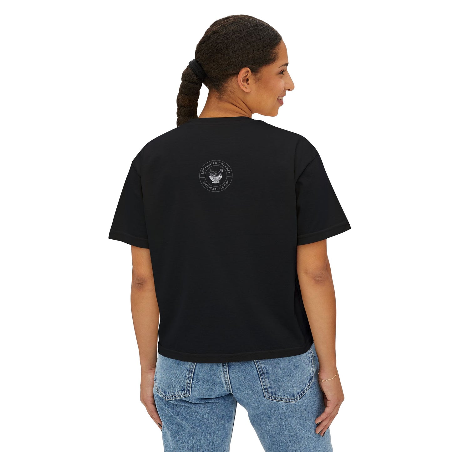 Salt, Rosemary, Lavender, & Love Boxy Cropped Tee