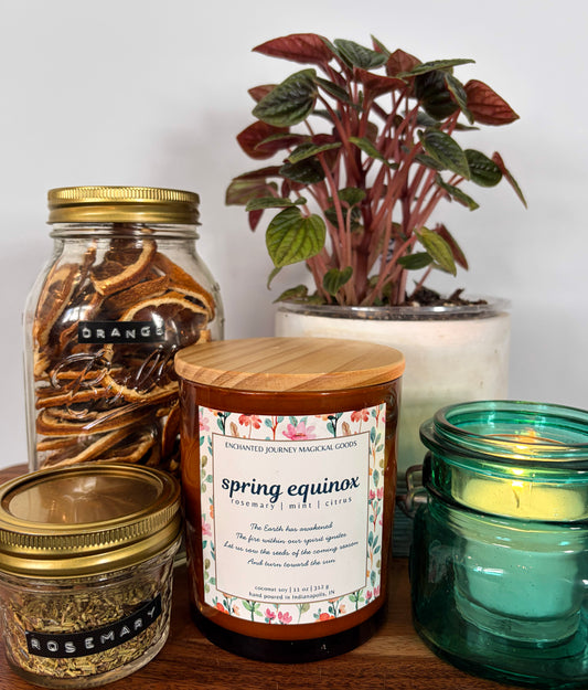 Spring Equinox Candle