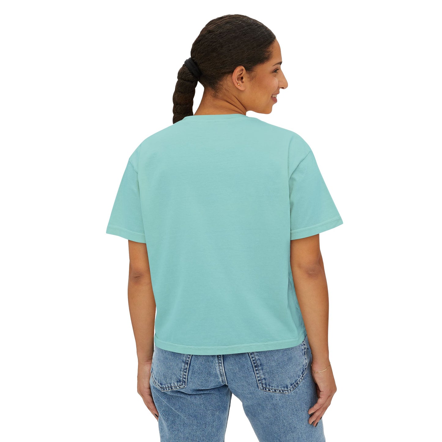 Be Witchy, Not Bitchy Boxy Cropped Tee