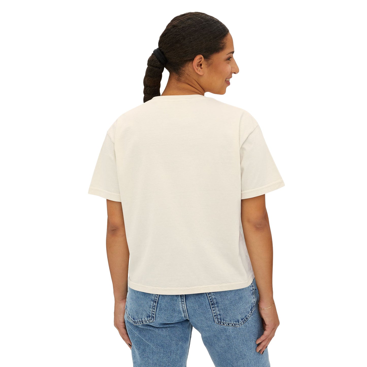 Be Witchy, Not Bitchy Boxy Cropped Tee