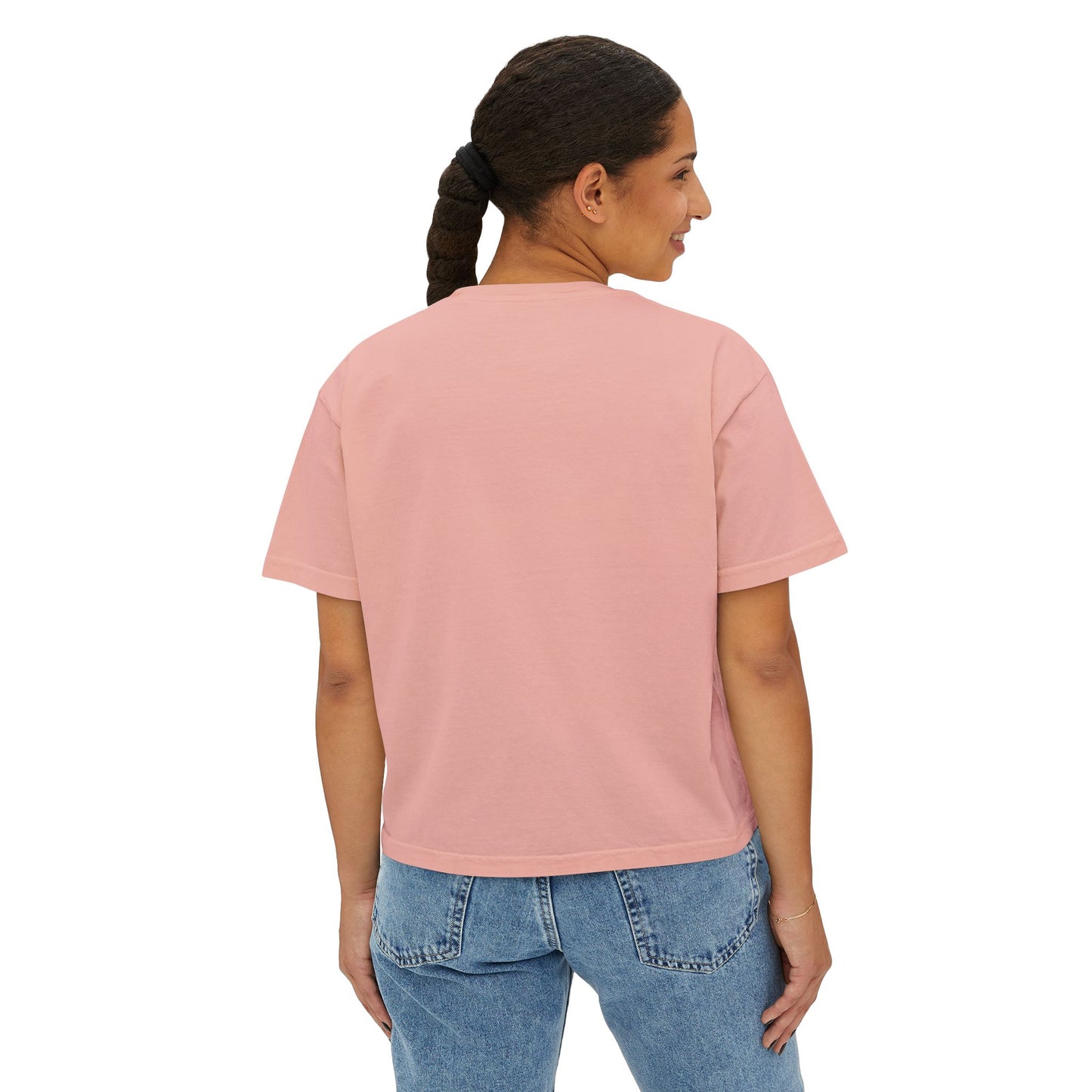 Be Witchy, Not Bitchy Boxy Cropped Tee
