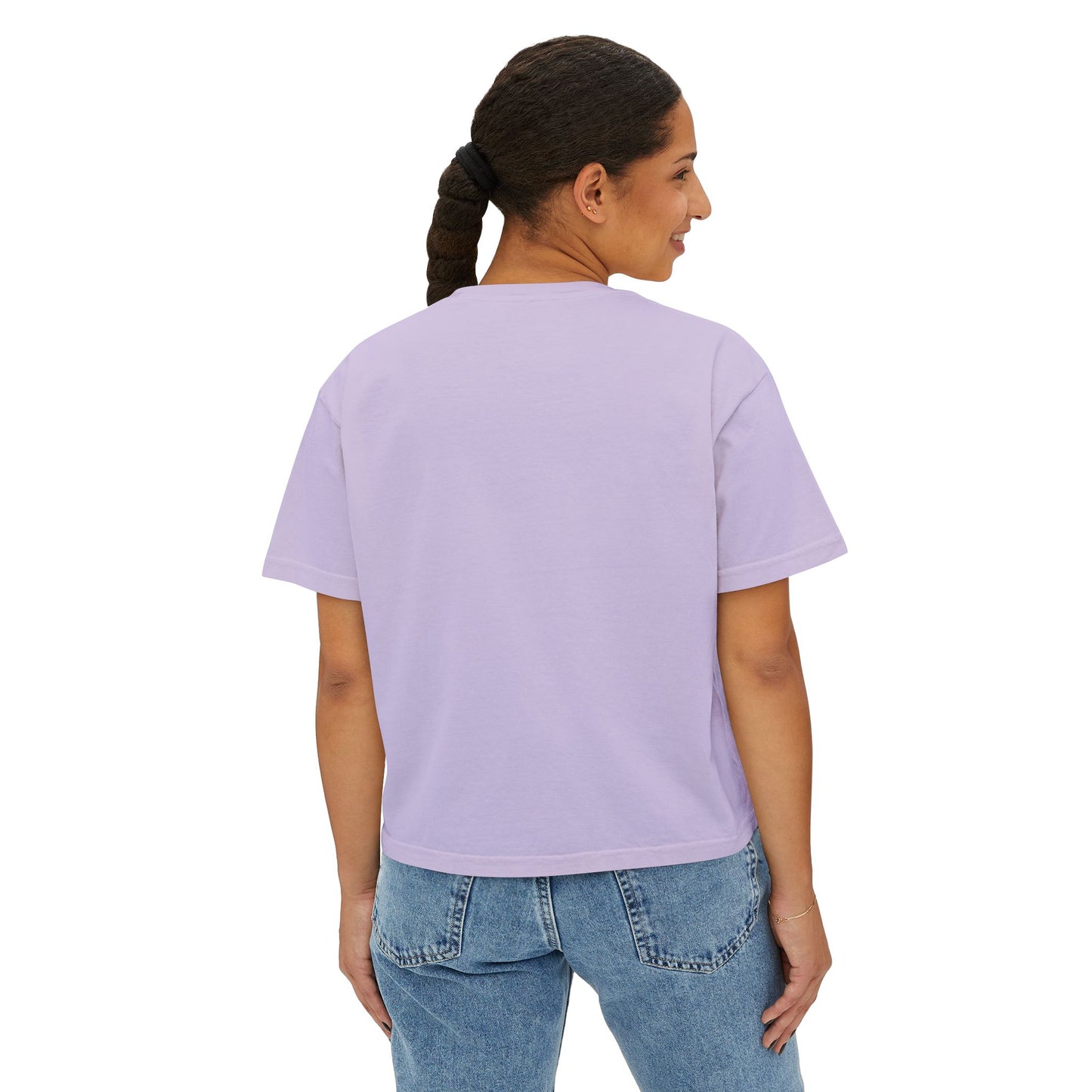 Be Witchy, Not Bitchy Boxy Cropped Tee