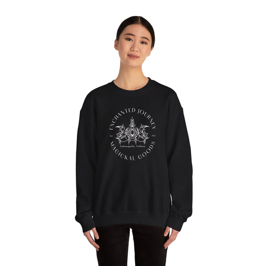 Floral Triple Moon Crewneck Sweatshirt