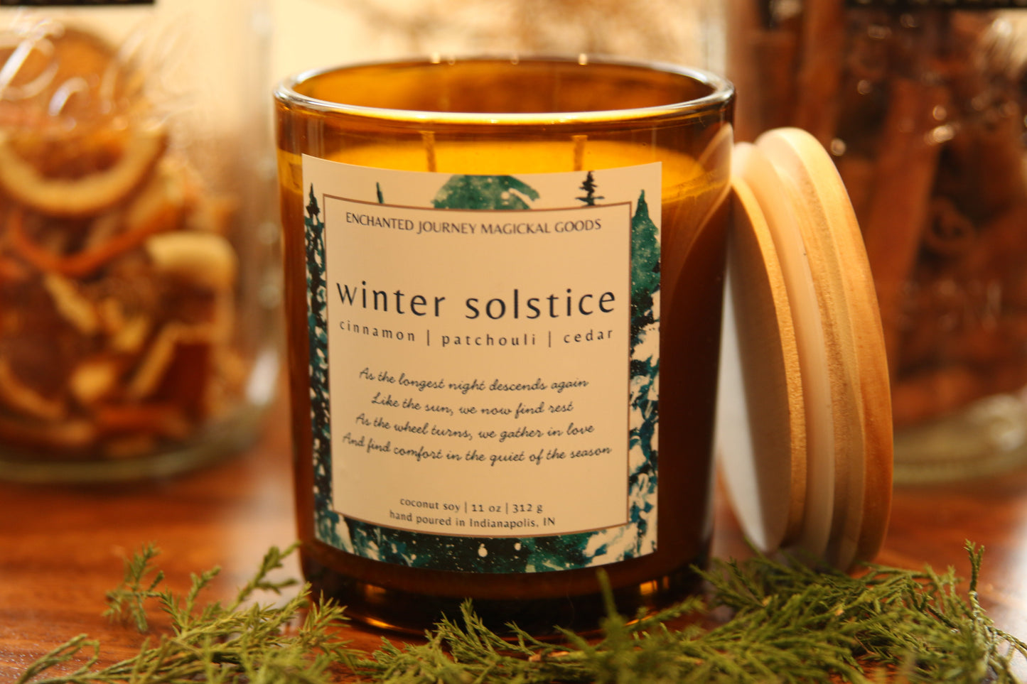 Winter Solstice Candle