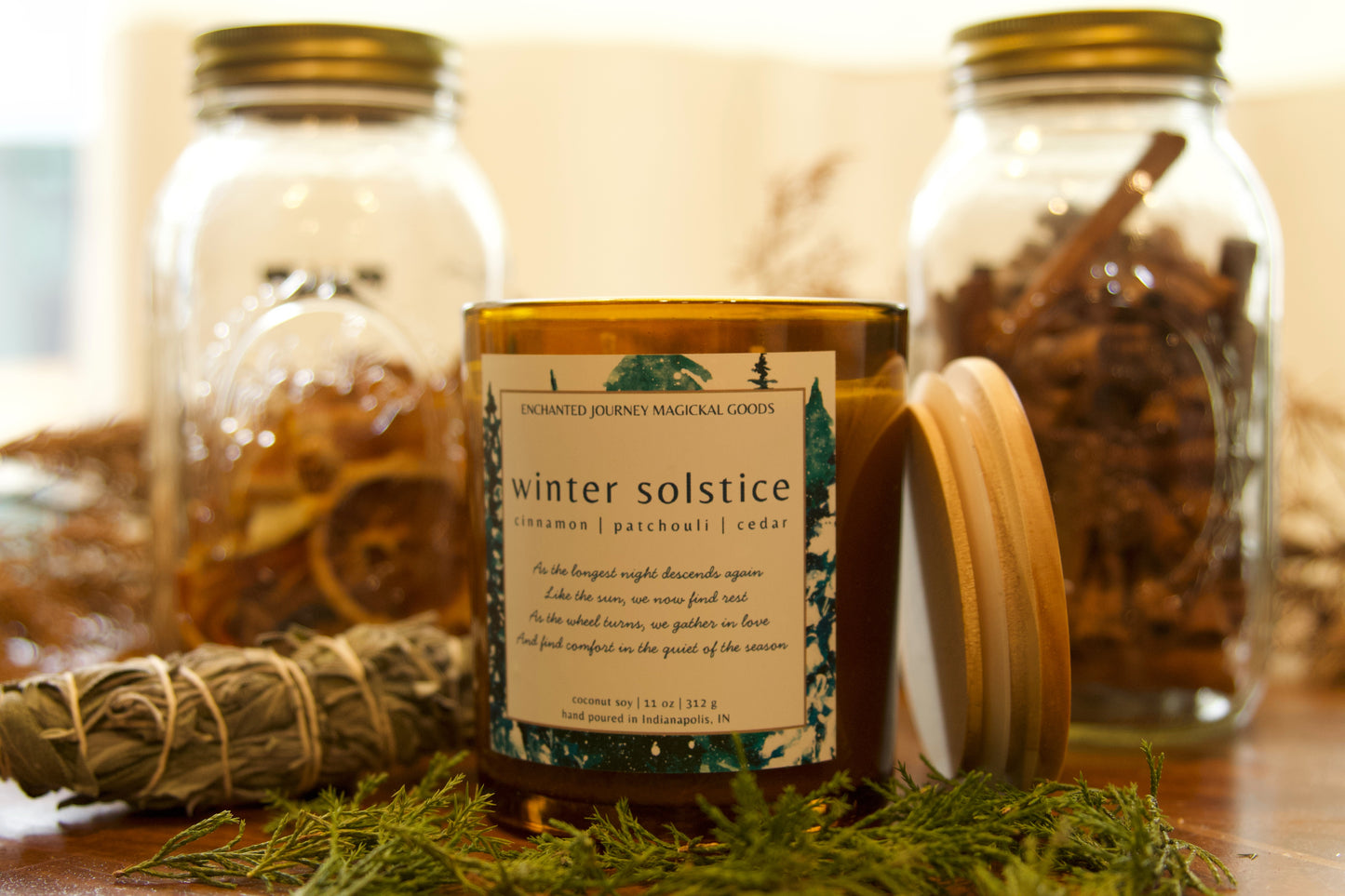Winter Solstice Candle