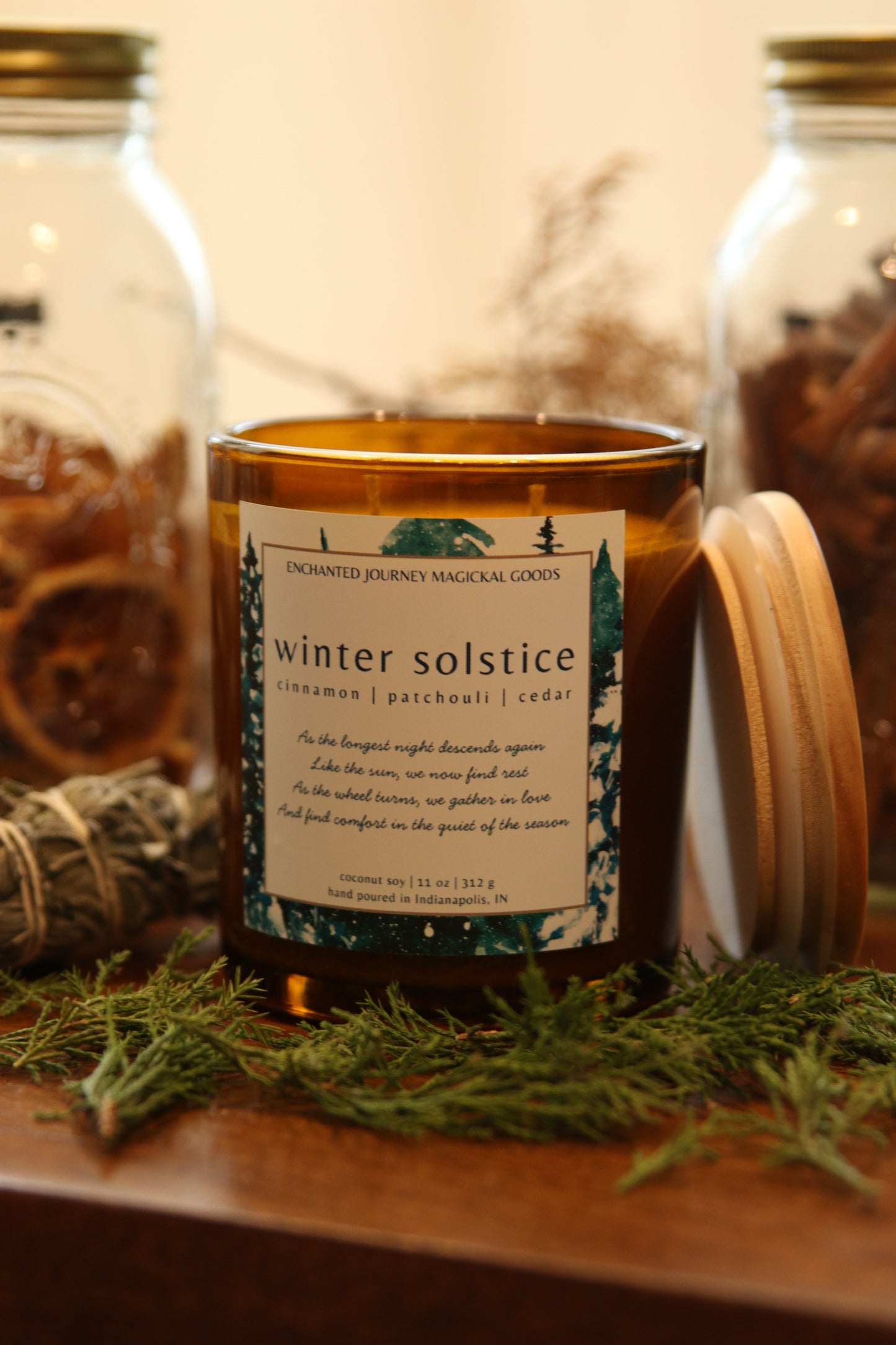 Winter Solstice Candle