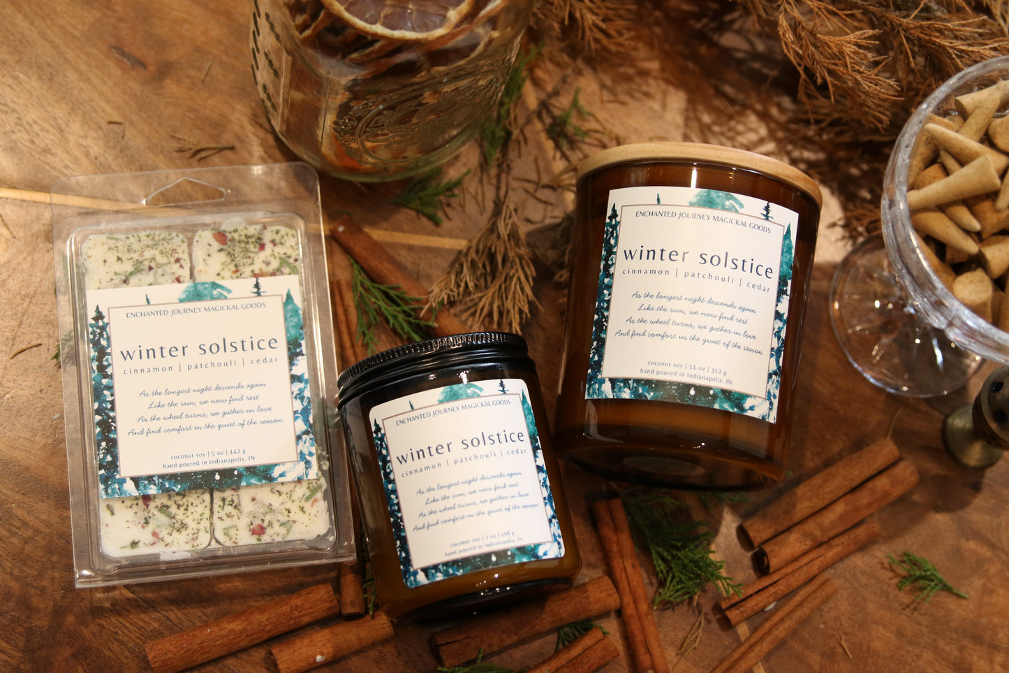 Winter Solstice Candle