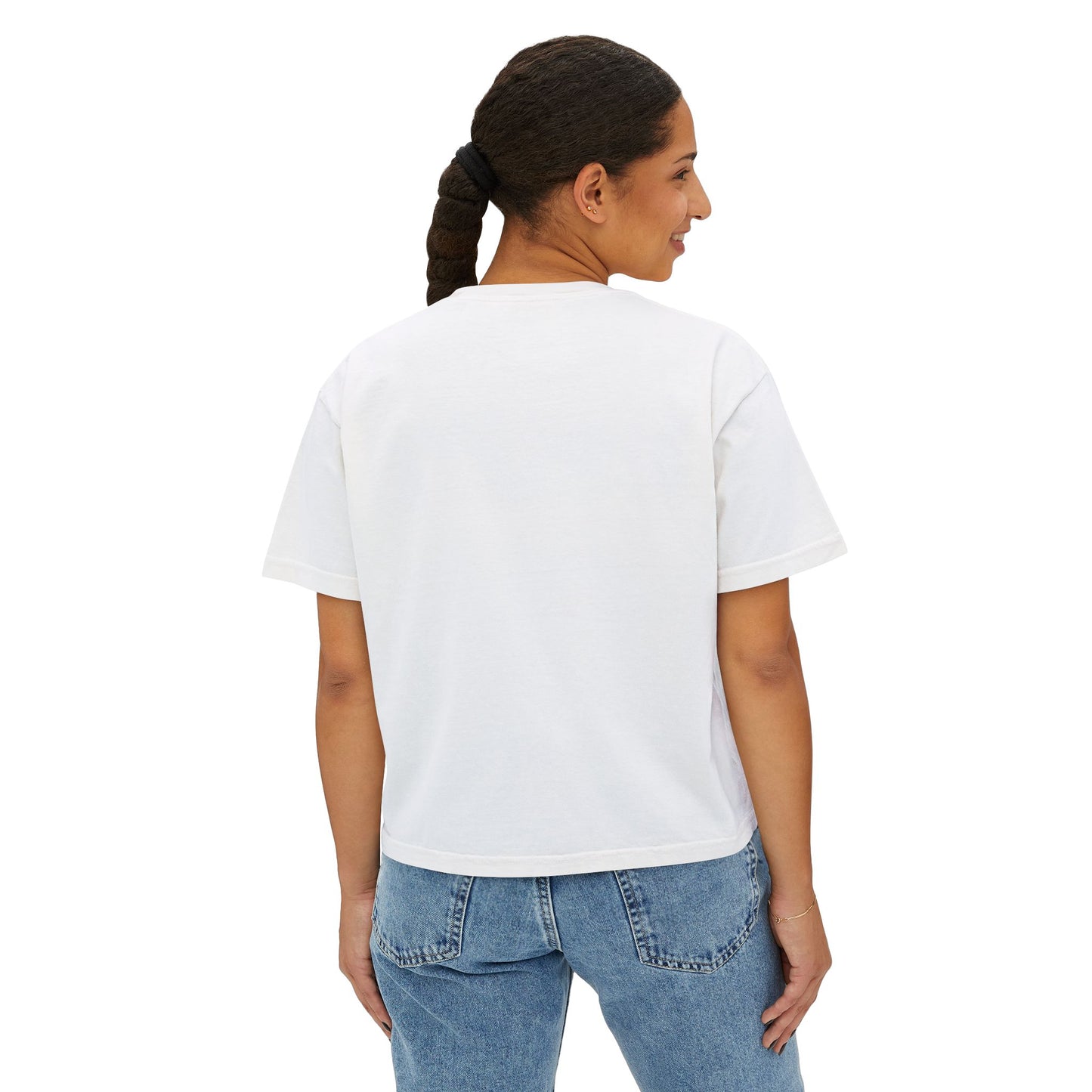 Be Witchy, Not Bitchy Boxy Cropped Tee