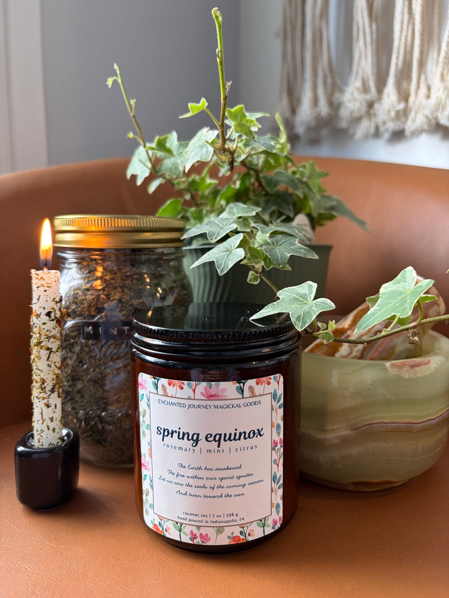 Spring Equinox Candle