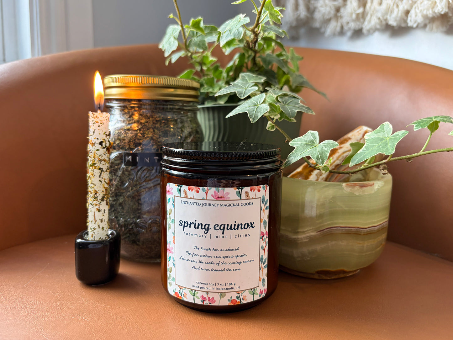 Spring Equinox Candle