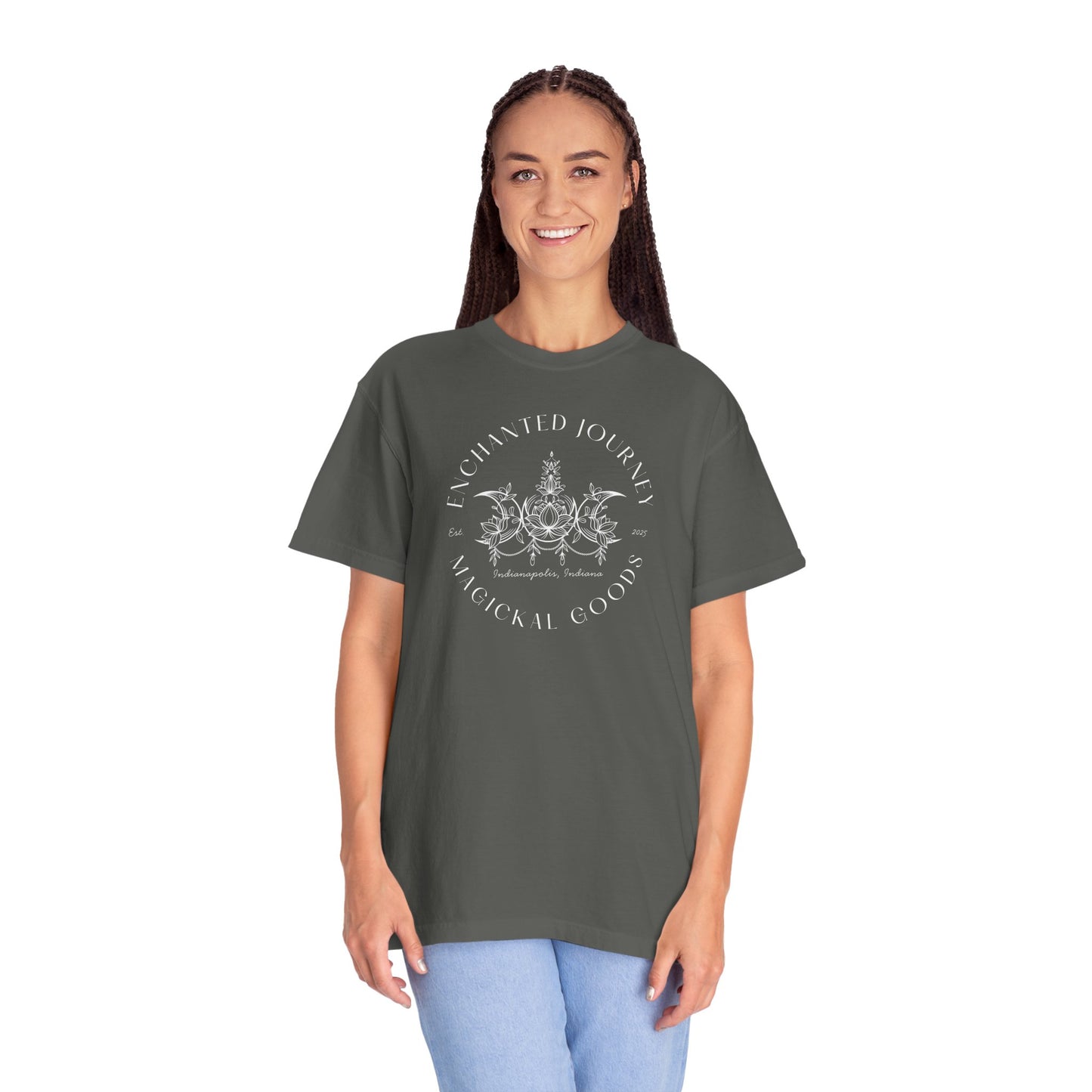 Floral Triple Moon T-Shirt